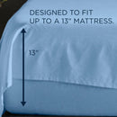  Tempur-Pedic TEMPUR ProAir Sheet Set Blue Azure (California King ) IMAGE 3