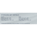  Tempur-Pedic TEMPUR ProAir Sheet Set Blue Azure (Split California King) IMAGE 19