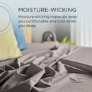  Tempur-Pedic TEMPUR ProAir Sheet Set Cool Gray (California King ) IMAGE 7