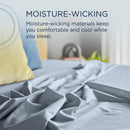  Tempur-Pedic TEMPUR ProAir Sheet Set Sleepy Blue (Twin) IMAGE 7