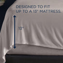  Tempur-Pedic TEMPUR Rayon from Bamboo Sheet Set Cool Gray (Full) IMAGE 3
