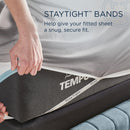  Tempur-Pedic TEMPUR Rayon from Bamboo Sheet Set Cool Gray (Split California King) IMAGE 9