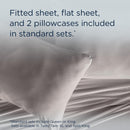  Tempur-Pedic TEMPUR Rayon from Bamboo Sheet Set Cool Gray (California King ) IMAGE 11