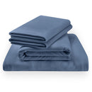  Tempur-Pedic TEMPUR Rayon from Bamboo Sheet Set Vintage Indigo (Twin) IMAGE 2