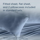  Tempur-Pedic TEMPUR Rayon from Bamboo Sheet Set Vintage Indigo (King) IMAGE 11
