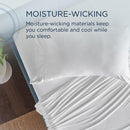  Tempur-Pedic TEMPUR Rayon from Bamboo Sheet Set White (King) IMAGE 7