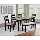  Crown Mark Lester 6 pc Dinette 2231SET-LG IMAGE 1