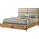  Size_Queen -- Florian B6572-Q Queen Platform Bed with Storage IMAGE 2