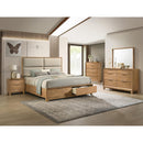  Size_Queen -- Florian B6572-Q Queen Platform Bed with Storage IMAGE 4