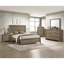  Size_King -- Valor B9332-K King Bed - Light Brown IMAGE 3