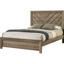  Size_Queen -- Valor B9332-Q Queen Bed - Light Brown IMAGE 1
