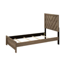  Size_Twin -- Valor B9332-T Twin Bed - Light Brown IMAGE 2