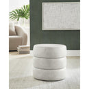  Manufacturer Color_Bone -- Ummi A3000792 Swivel Accent Ottoman IMAGE 2