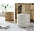  Manufacturer Color_Bone -- Ummi A3000792 Swivel Accent Ottoman IMAGE 3