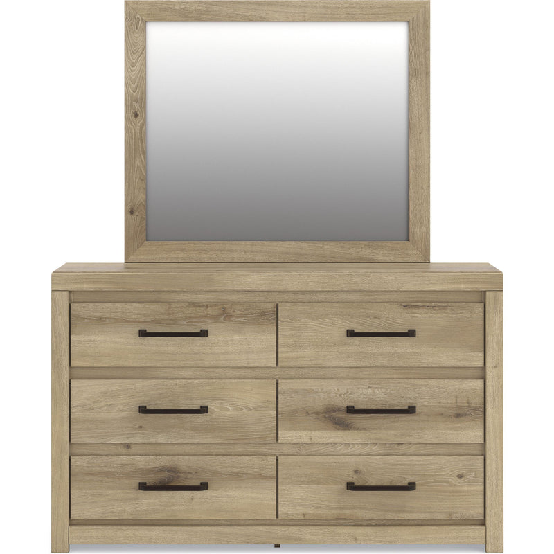  Benchcraft Brozmont Dresser with Mirror B1045-31/B1045-36 IMAGE 2