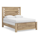  Size_Queen -- Brozmont B1045B2 Queen Panel Bed IMAGE 3
