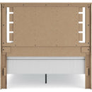  Size_Queen -- Brozmont B1045B2 Queen Panel Bed IMAGE 4