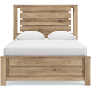  Size_Queen -- Brozmont B1045B2 Queen Panel Bed IMAGE 5