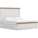  Size_King -- Savonport B4615B13 King Panel Bed with Storage IMAGE 1