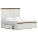  Size_King -- Savonport B4615B13 King Panel Bed with Storage IMAGE 4