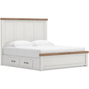  Size_King -- Savonport B4615B15 King Panel Bed with Storage IMAGE 1