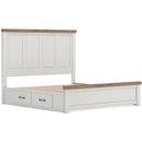  Size_King -- Savonport B4615B15 King Panel Bed with Storage IMAGE 5