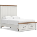  Size_Full -- Savonport B4615B6 Full Panel Storage Bed IMAGE 1
