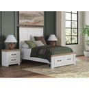  Size_Full -- Savonport B4615B6 Full Panel Storage Bed IMAGE 2