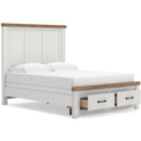  Size_Queen -- Savonport B4615B7 Queen Panel Storage Bed IMAGE 4