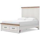  Size_Queen -- Savonport B4615B7 Queen Panel Storage Bed IMAGE 7