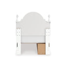  Size_Twin -- Kozlani PCB1819B9 Twin Upholstered Panel Storage Bed IMAGE 6