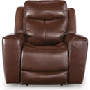 Manufacturer Color_Mahogany -- Next Move PCU1210213 Power Recliner with Adjustable Headrest IMAGE 3
