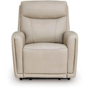  Signature Design by Ashley Pincara Power Leather Match Recliner PCU1380042 IMAGE 3