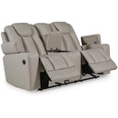  Signature Design by Ashley Elevate Edges PC8330543 Glider Reclining Loveseat with Console IMAGE 3