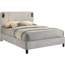  Size_Queen -- Freya 5272LG-Q Queen Bed - Light Grey IMAGE 1