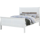  Size_Full -- Louis Philipe B3750-F Full Bed - Greige IMAGE 1