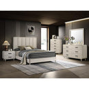  Size_Queen -- Nyomi B4902-Q Queen Bed - White IMAGE 1