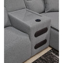  Signature Design by Ashley Modmax II 65906S43 7 pc Power Reclining Sectional with Chaise and Audio Console IMAGE 3