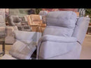  Manufacturer Color_Slate -- Signature Design by Ashley Next Gen DuraPella Power Leather Look Recliner EXTERNAL_VIDEO 1