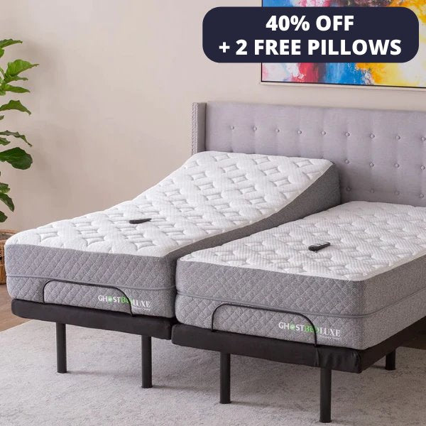 GhostBed Mattress Set With Adjustable Bed Frame GhostBed® Showplace Mattress & Furniture